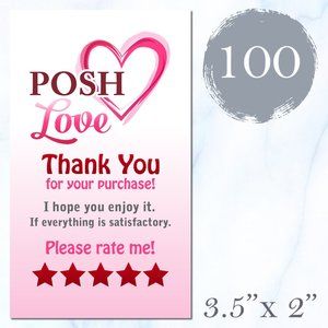 100 Thank You Cards